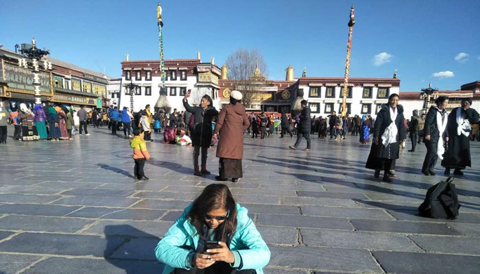 Lhasa in January