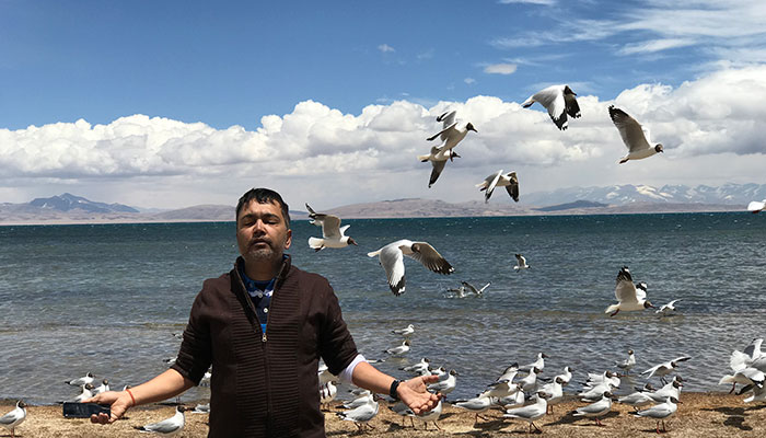 Lake Namtso in May