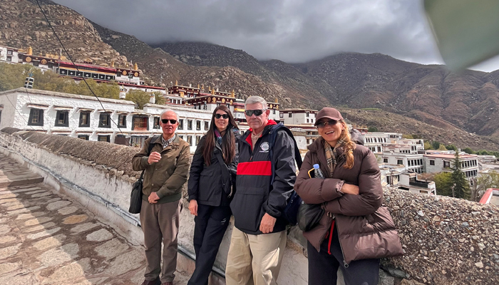 Peaceful Drepung Monastery in May
