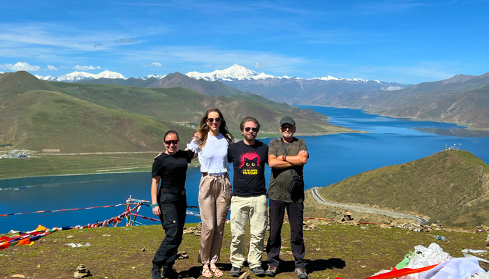 Yamdrok Lake in summer