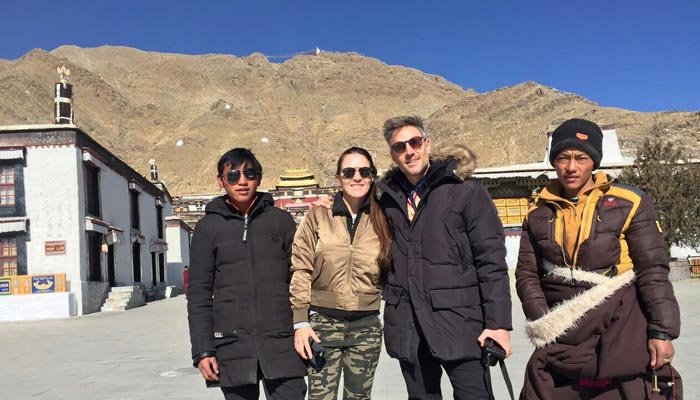 Tashilhunpo Monastery in January