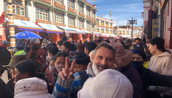 Winter is the time of pilgrimage for Tibetan Buddhists