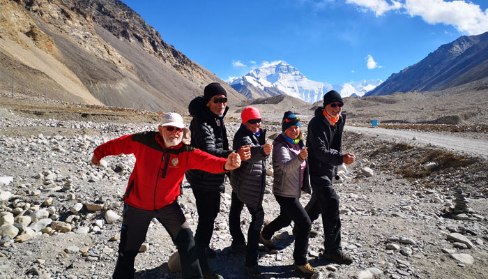 Mount Everest in Tibet