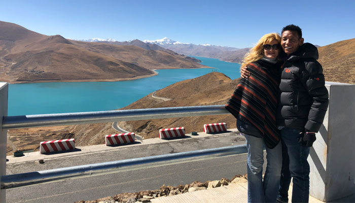 Yamdrok Lake in Tibet