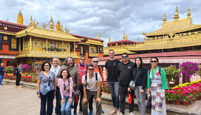 Jokhang Temple in summer