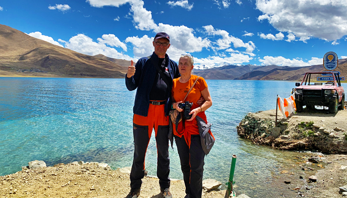 Yamdrok Lake in May