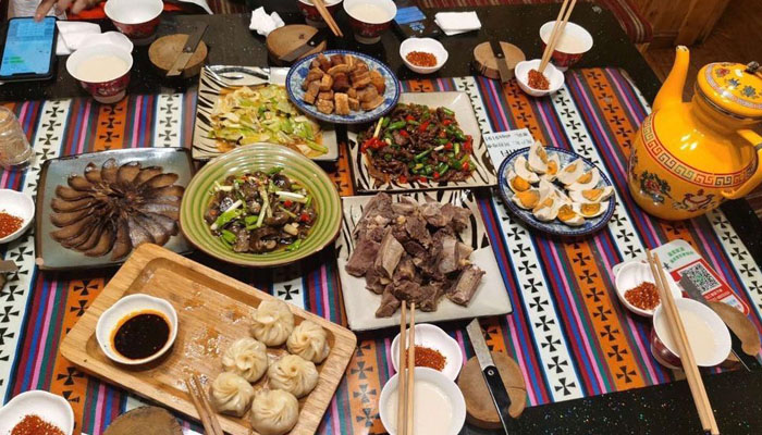 Authentic Tibetan food
