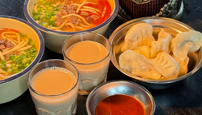 Flavorful Tibetan food