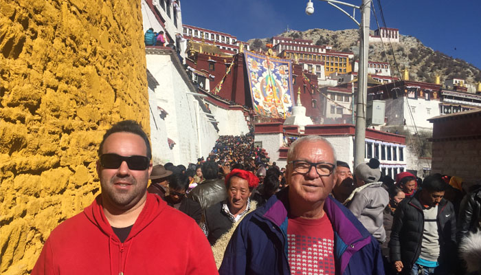 Thangka unveiling ceremony