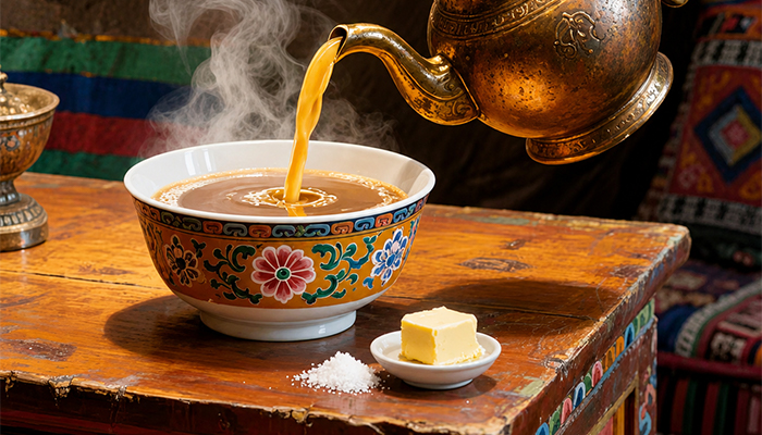 Tibetan butter tea
