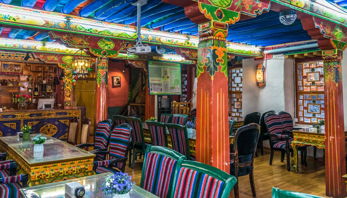 Lhasa Tibetan family kitchen