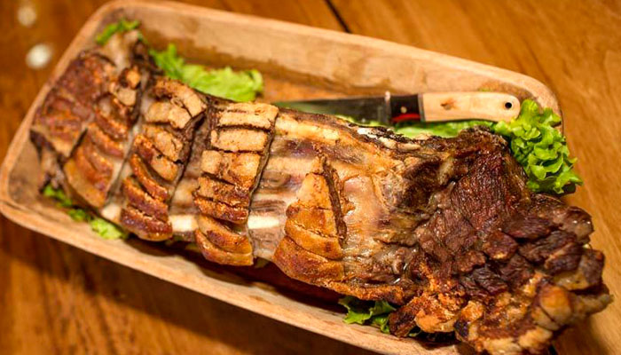 Tibetan grilled yak steak