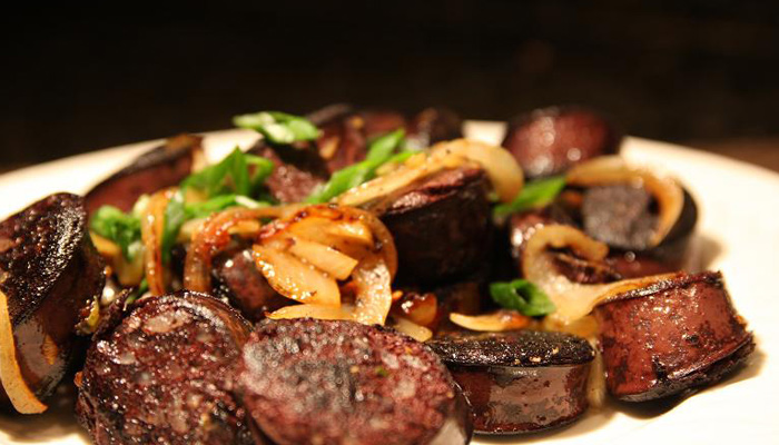 Tibetan blood sausage