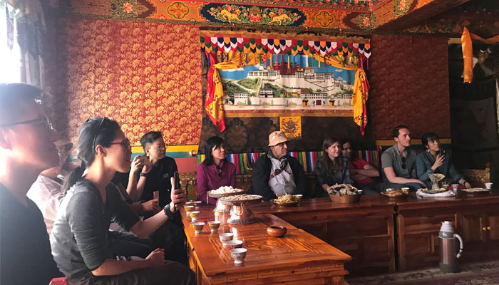 Tibetan tea table deals