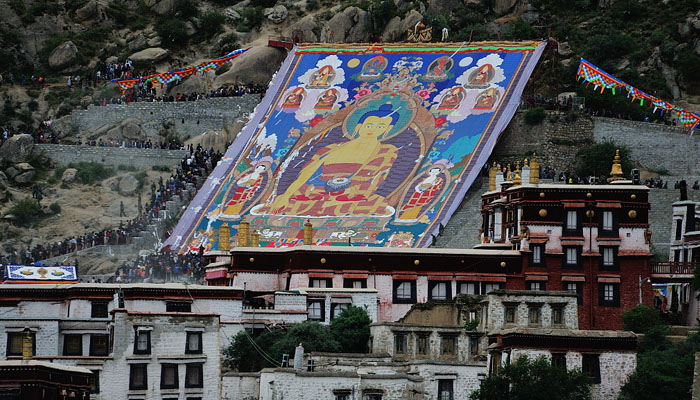 Drepung Monastery Buddha Festival
