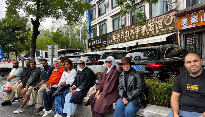 Street signs in Lhasa