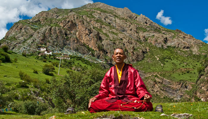 Tibetan Monk Meditation