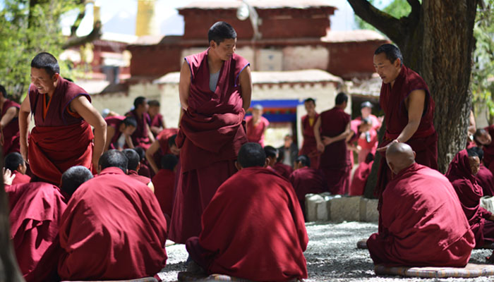 Tibetan Lamas clothing