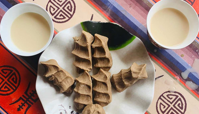 Tsampa and butter tea