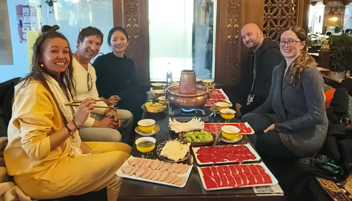 Enjoy Tibetan cuisine in Lhasa with our small group tour