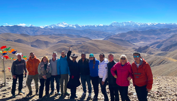 see Himalayan range at Gawula Pass
