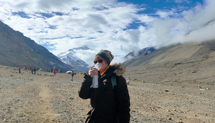 Altitude sickness in Tibet