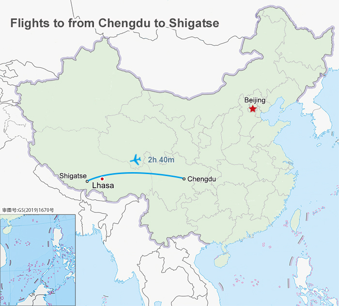 Flights to Tibet from Kunming