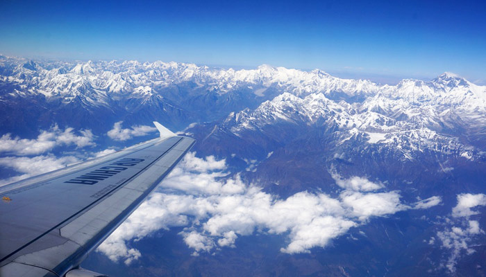  Taking flight to Kathmandu, Nepal