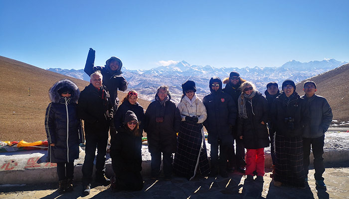 View Mount Everest from Gawula Pass