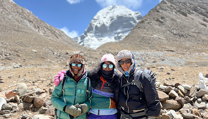 Indians Visit Kailash