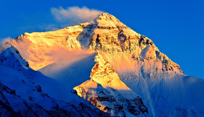 Mount Everest in Tibet