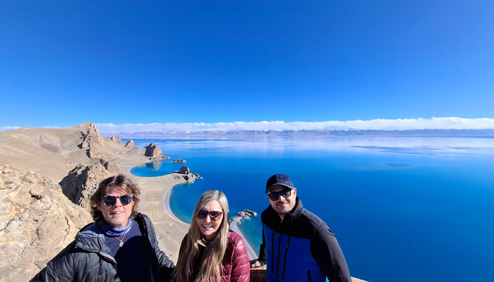 Our guests visited Namtso Lake
