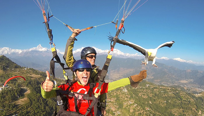 Paragliding is a relatively new adventure sport in Nepal