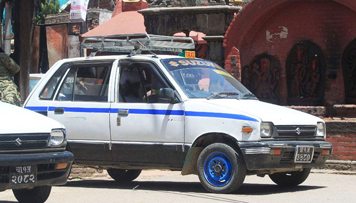  The Taxi in Kathmandu