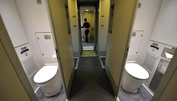 Toilets on Tibet Train