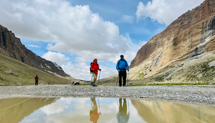 Tibet trekking tour in summer