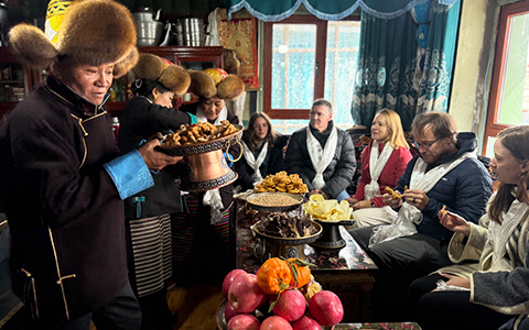 Local Tibetan Family Visit