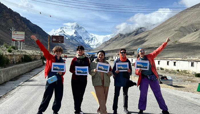 Our guests visit Mount Everest  Our guests visit Mount Everest